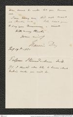 Nachlass Franz Steindachner, Brief von Francis Day an Franz Steindachner (13.07.1886), Inv.Nr. 97.05, Seite 2